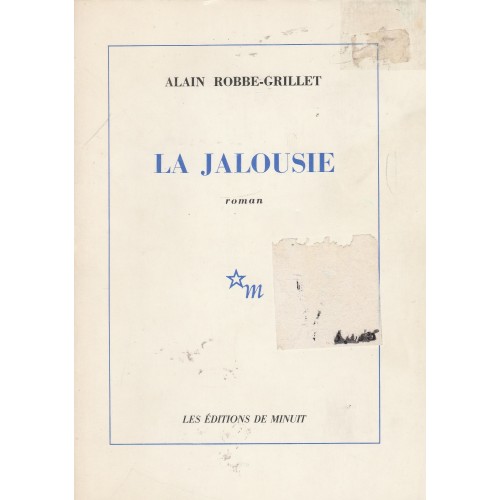 La jalousie Alain Robbe-Grilet